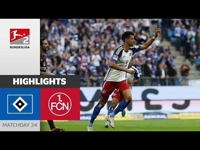 Glatzel Finishes Season With A Hat-trick | Hamburger SV - 1. FC Nürnberg | MD 34 - Buli 2 23/24