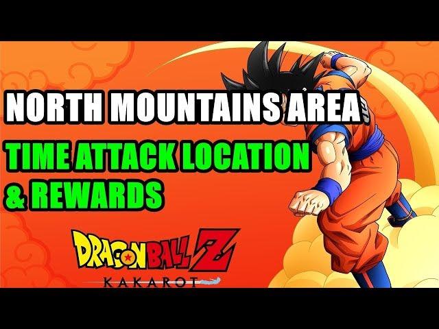 Where is North Mountains Area Time Attack location & Rewards Dragon Ball Z Kakarot