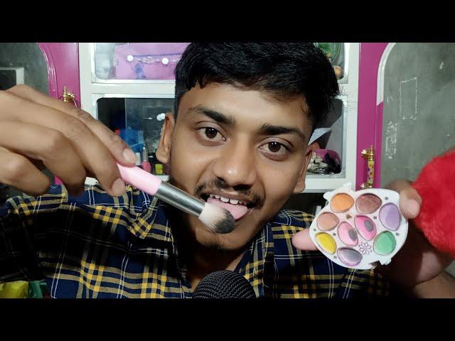 Asmr spit painting makeupsuper tingly 