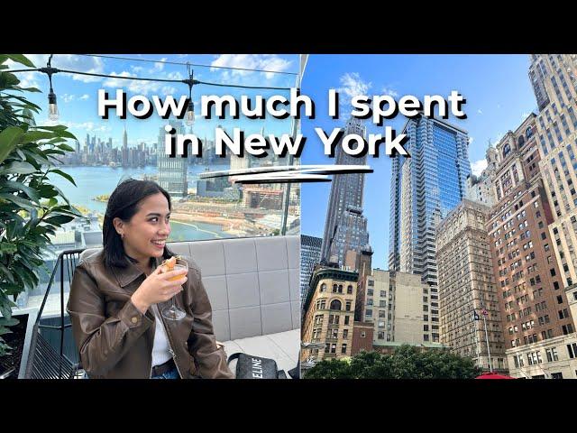 How Much I Spent in New York for 2 weeks | chitchat grwm