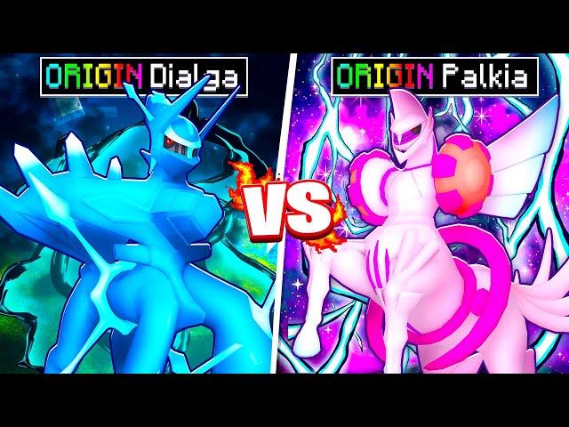 ORIGIN Dialga Vs ORIGIN Palkia in Minecraft PIXELMON!