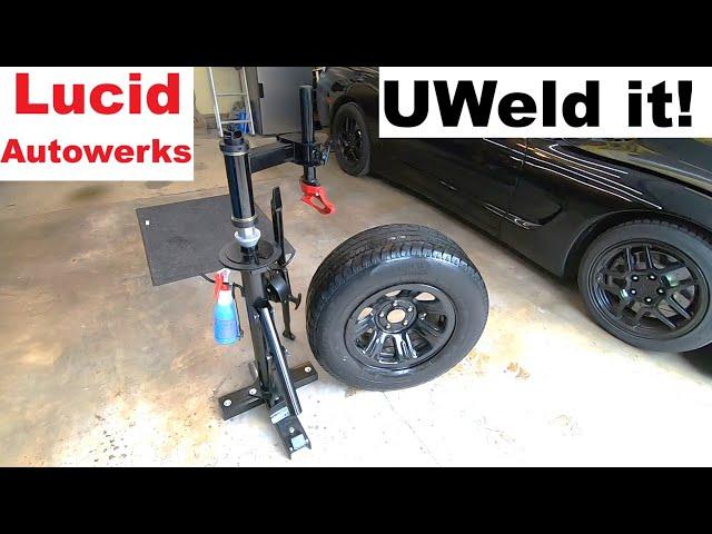 How to Build DIY Lucid Autowerks Harbor Freight Manual Tire Changer Use and Review!