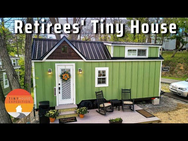 Retirees live in Tiny House to be near grandkids when not in tropics