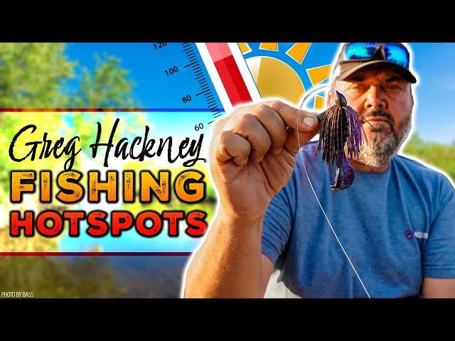 Greg Hackney's TOP 3 Places to Find Summer Bass (Best Hot Weather Fishing Spots)