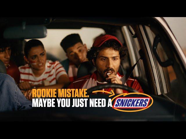 SNICKERS ROOKIE MISTAKE COMMERCIAL