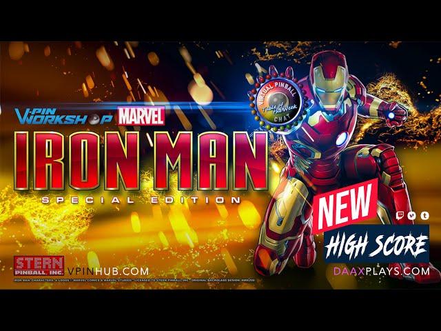 New High Score on Iron Man Vaulted Edition by Vpin Workshop (2022) Stern (2010)