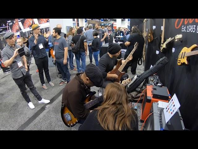 Hadrien Feraud and Etienne Mbappe Jamming at Namm 2018