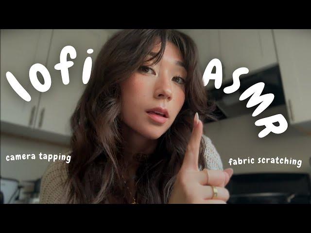 ASMR Lofi Fabric Scratching, Camera Tapping, Up Close Whispers, + Fit Check