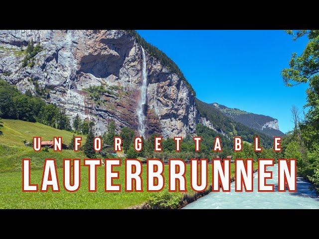 LAUTERBRUNNEN VALLEY SWITZERLAND: a FAIRY TALE village! | Travel Guide | Travel Tips | 4k