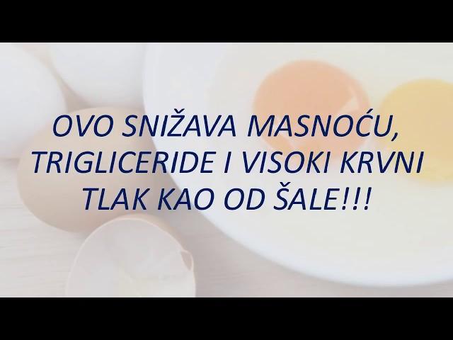 Ovo snižava masnoću, trigliceride i visok krvni pritisak kao od šale!