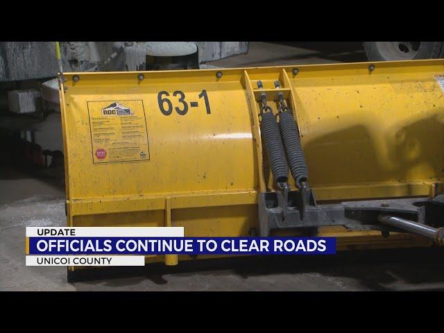 Unicoi County road superintendent monitors conditions during winter weather