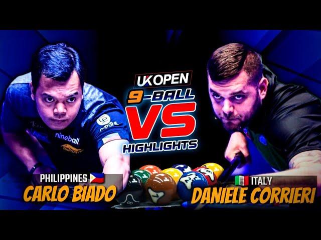 Carlo BIADO vs Daniele CORRIERI, 9-Ball Pool Highlights - Philippines vs Italy