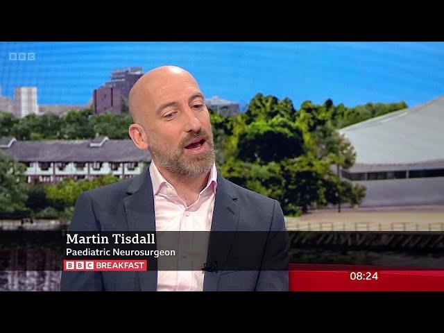 Martin Tisdall: World First Epilepsy Device Fitted In UK Boy's Skull On BBC Breakfast [24.06.2024]