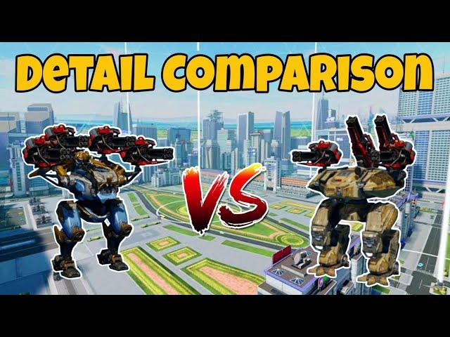 WR New Robots Bagliore VS Behemoth Weapon Comparison |WAR ROBOTS|