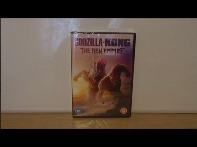 Godzilla X Kong The New Empire (UK) DVD Unboxing