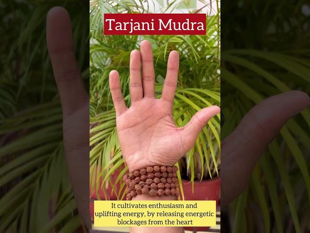 Tarjani mudra