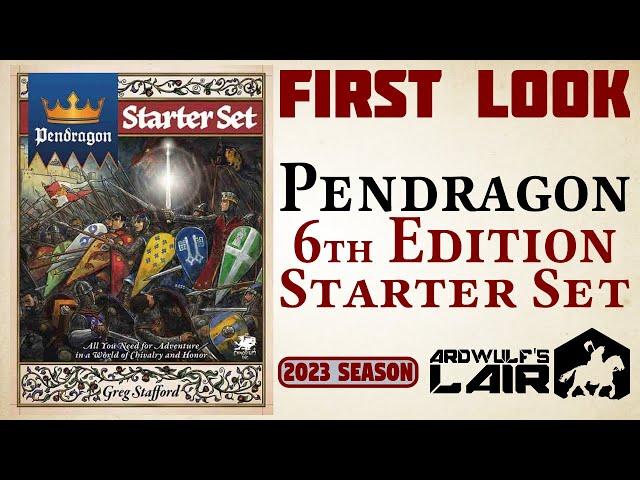 Unboxing & First Look | Pendragon 6th Edition Starter Set (Chaosium 2023)