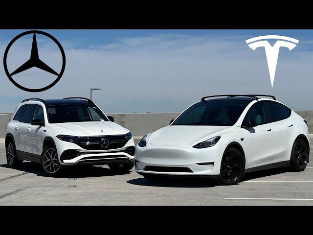 Mercedes Benz EQB 350 vs Tesla Model Y Comparison