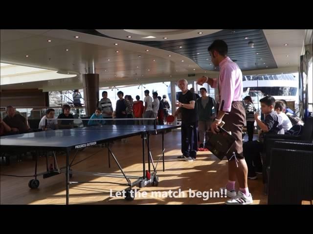 Table Tennis Competition on board MSC Preziosa Sea Day