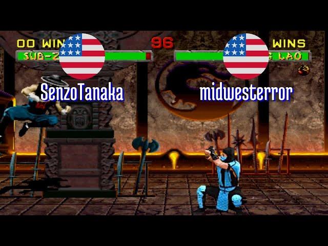 FT5 @mk2: SenzoTanaka (US) vs midwesterror (US) [Mortal Kombat 2 Fightcade] Jan 11