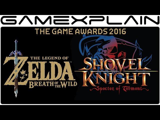 Zelda: BotW Confirmed for Game Awards Pre-Show & Main Show + Shovel Knight DLC Tease