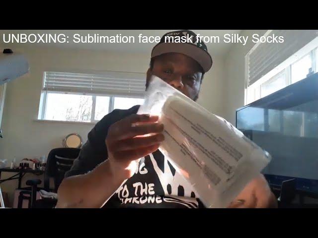 UNBOXING:Sublimation face mask from Silky Socks