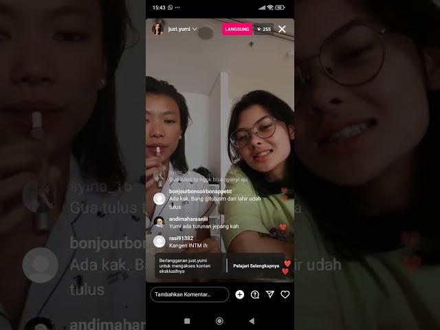 live instagram yumi marella 30042024 #Marella Mulwanto & #Yumi Kwandy (2)