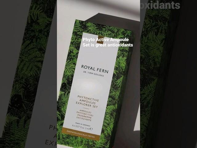 Luxury German Skincare - Royal Fern Phyto Active Ampoule #luxuryskincare