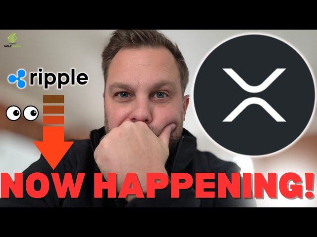 XRP - IT IS HAPPENING RIGHT NOW!! 