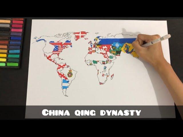 Drawing the 1815 World Flag Map