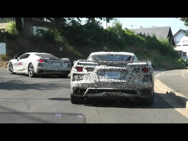 2020 Corvette C8 on the road near the Nurburgring!