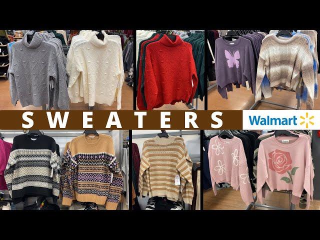 ALL OF THE WOMEN’S SWEATERS AT WALMART‼️WALMART WOMEN’S CLOTHES | WALMART SHOP WITH ME | FASHION