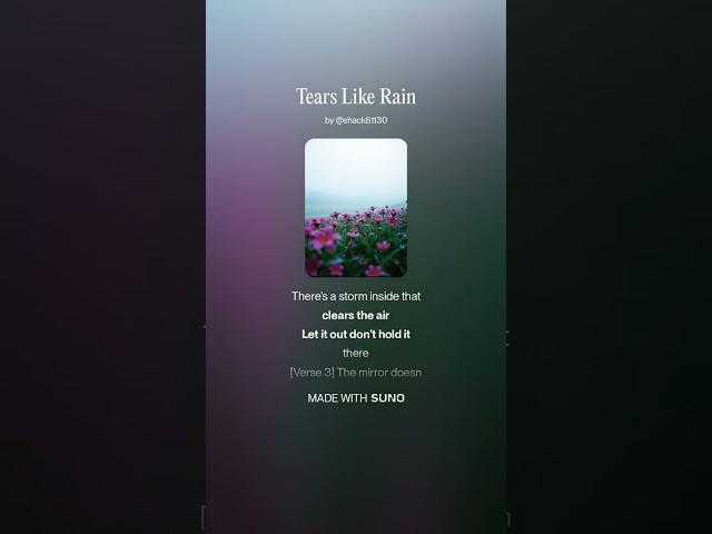 Tears Like Rain