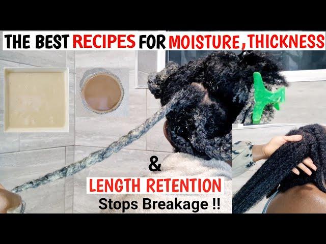 BEST RECIPES FOR MOISTURE , THICKNESS & LENGTH RETENTION|STOPS BREAKAGE|CHEBE POWDER|NATURAL 4C HAIR