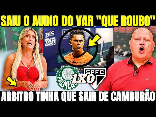 SAIU O AUDIO DO VAR! JOGO ABERTO REAGE "QUE ROUBO" RENATA E GIOVANELI CHMA A POLICIA! SÃO PAULO HOJE