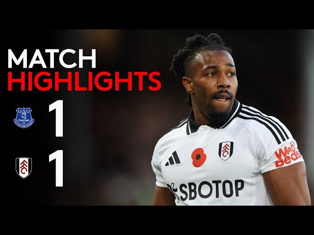 HIGHLIGHTS | Everton 1-1 Fulham