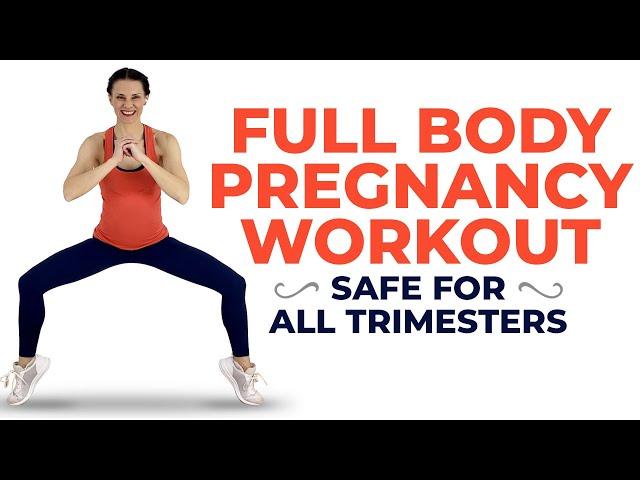 Full Body Pregnancy Workout | Walking HIIT Workout | NOT EASY | 1st, 2nd, 3rd Trimester Safe
