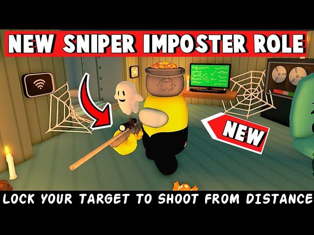 Among Us - Imposters 3D - *NEW SNIPER IMPOSTER ROLE* Gameplay (Roblox) Part 41