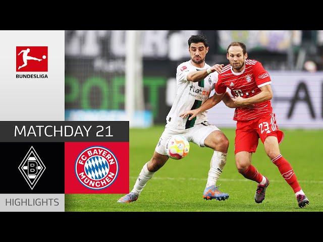 Borussia M'gladbach - FC Bayern München 3-2 | Highlights | Matchday 21 – Bundesliga 2022/23