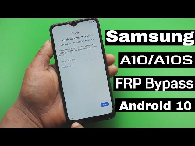 Samsung A10/A10s Google Account Bypass/Unlock Frp  Android 10 New Method 100% Working