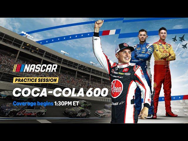 LIVE NASCAR CUP SERIES PRACTICE | Coke 600 | Prime Video