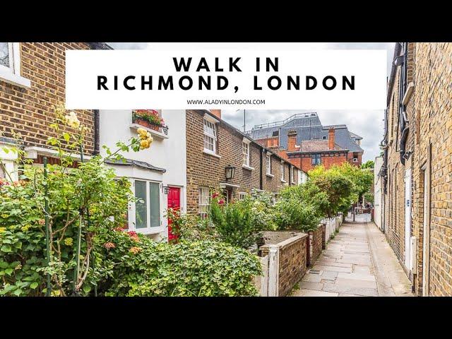 Richmond, London Walk | Richmond Green | Thames Path | Richmond Park | Ham House | The Quadrant