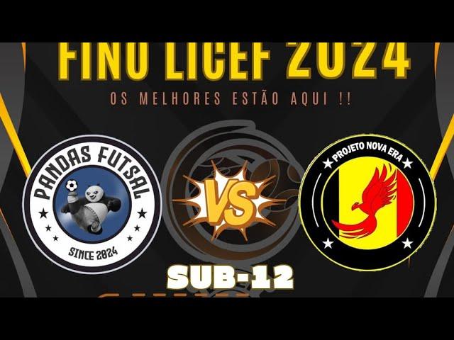 LICEF/ 5º COPA PORT/ PANDAS FUTSAL X NOVA ERAX CAT : 12
