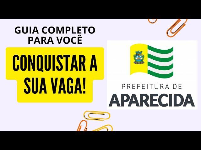  Dicas de Estudo: Prepare-se para o Concurso Público da Prefeitura de Aparecida de Goiânia 2024! 