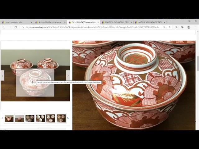 Price Check - Vintage and Antique Japanese Porcelain "Kutani" Garage Sale Guide