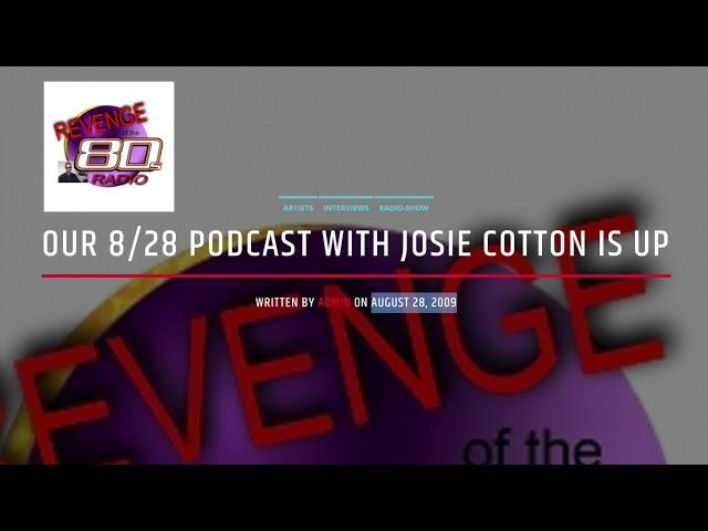 Revenge of the 80s | Interview with Chris Cordani on August 28 2009