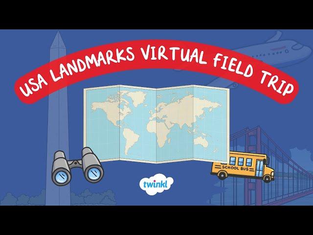 Famous Landmarks of the United States for Kids | American Landmarks | Twinkl Adventures | Twinkl USA