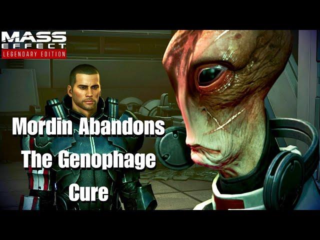 Shepard Convinces Mordin to Abandon The Genophage Cure
