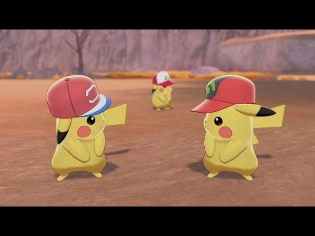 Team Up with Pikachu Wearing Ash’s Iconic Caps!