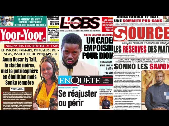 Revue De Presse Du Lundi 06 Janvier 2025 BAOL INFO TV OFFICIEL